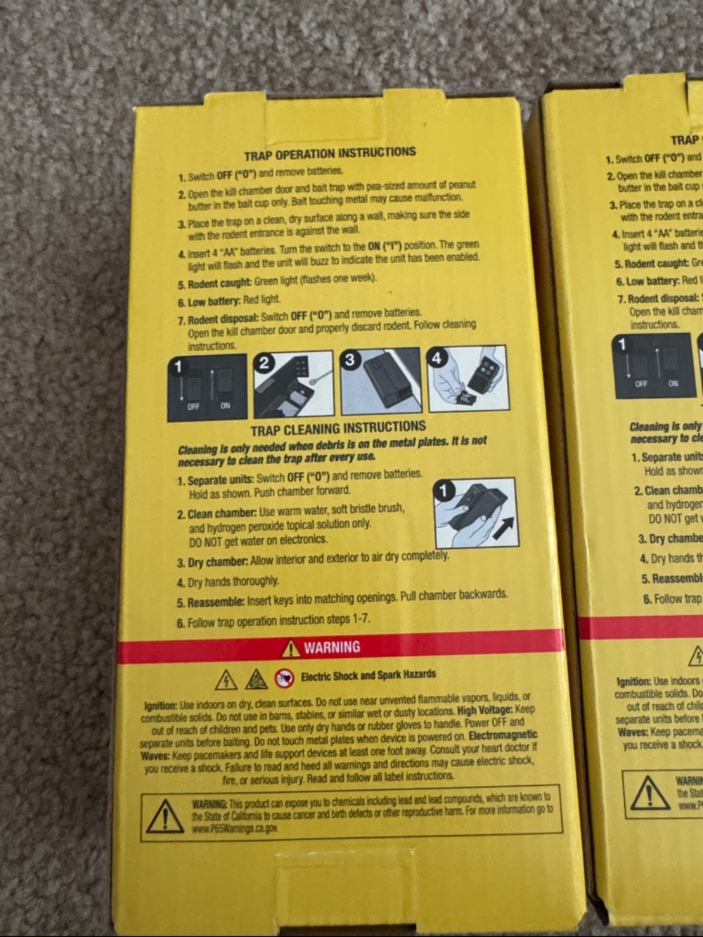 2 Victor Humane Electronic indoor mouse trap. No see - no touch disposal - Picture 3 of 7